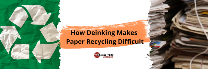 How Deinking Makes Paper Recycling Difficult