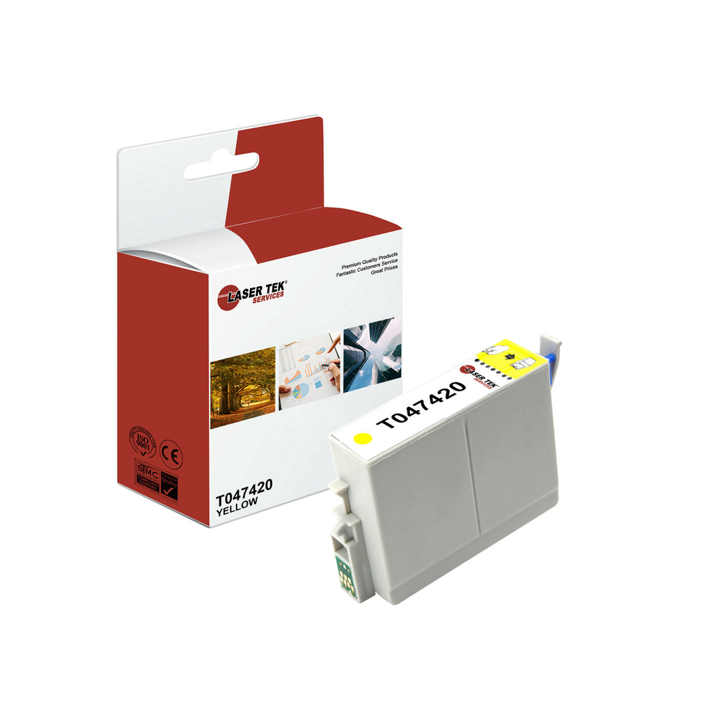 Epson T0474 T047420 Yellow Remanufactured Ink Cartridge