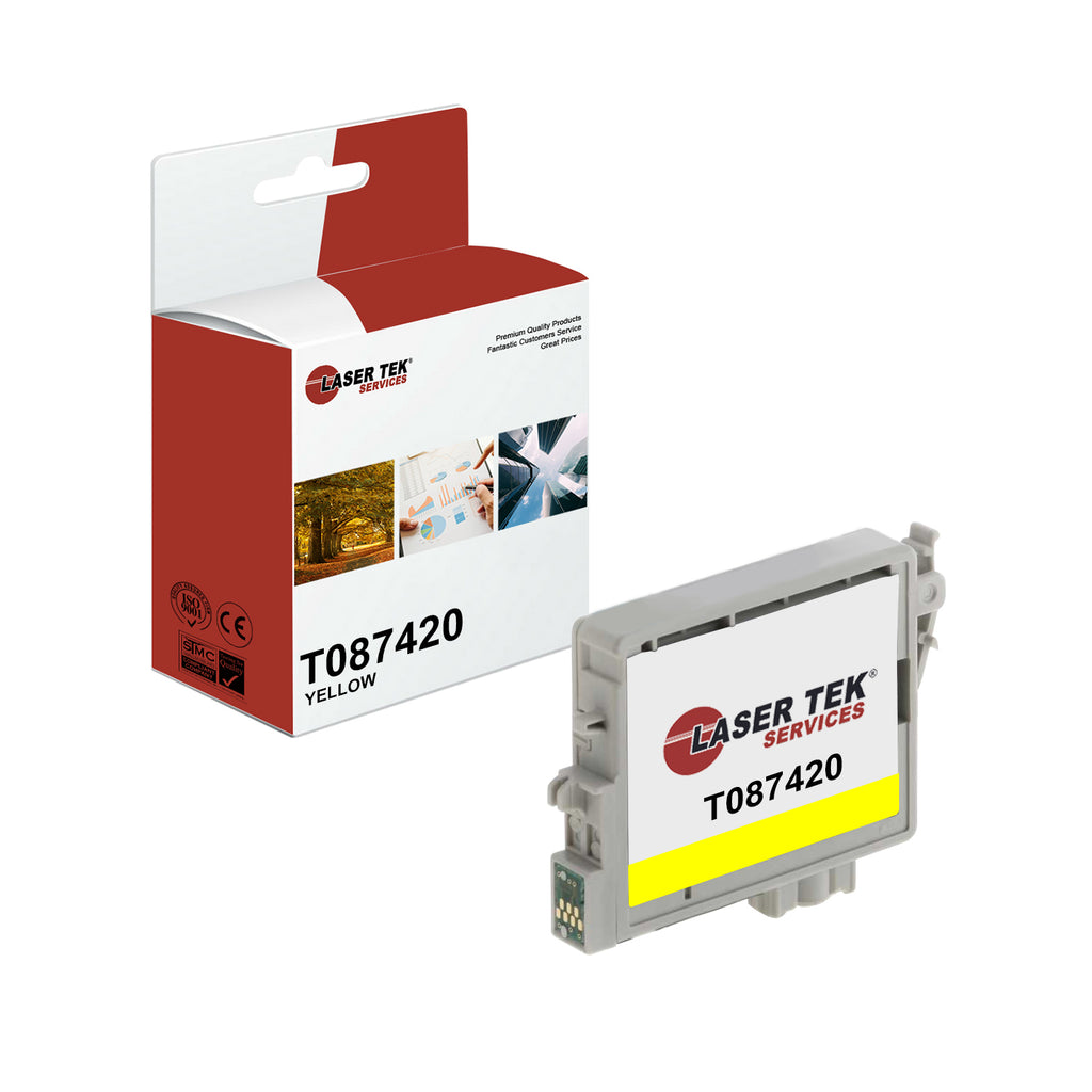 Epson T0874 T087420 Yellow Remanufactured Ink Cartridge