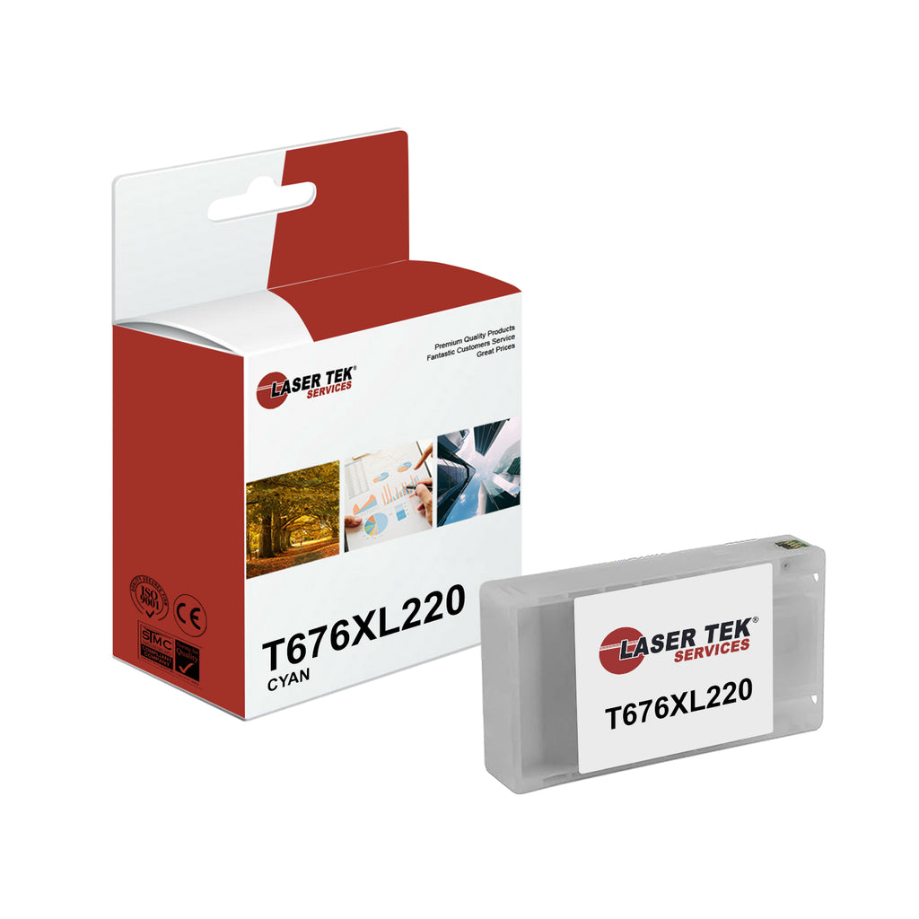 Epson 676XL T676XL220 Cyan Remanufactured Ink Cartridge