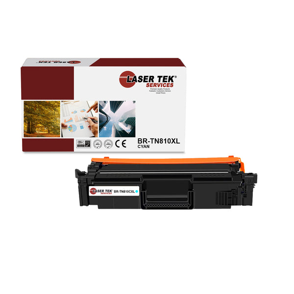 Brother TN810XL Cyan HY Compatible Toner Cartridge | Laser Tek Services