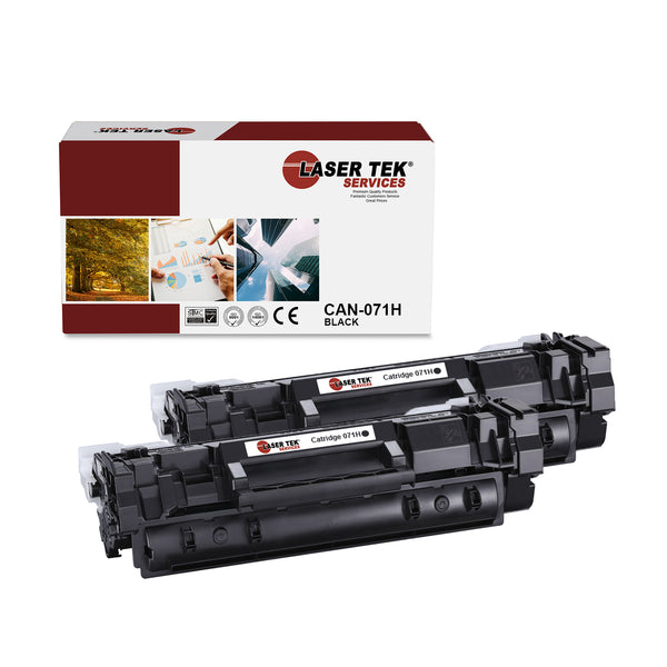 2 Pack Canon 071H Black HY Compatible Toner Cartridge | Laser Tek Services