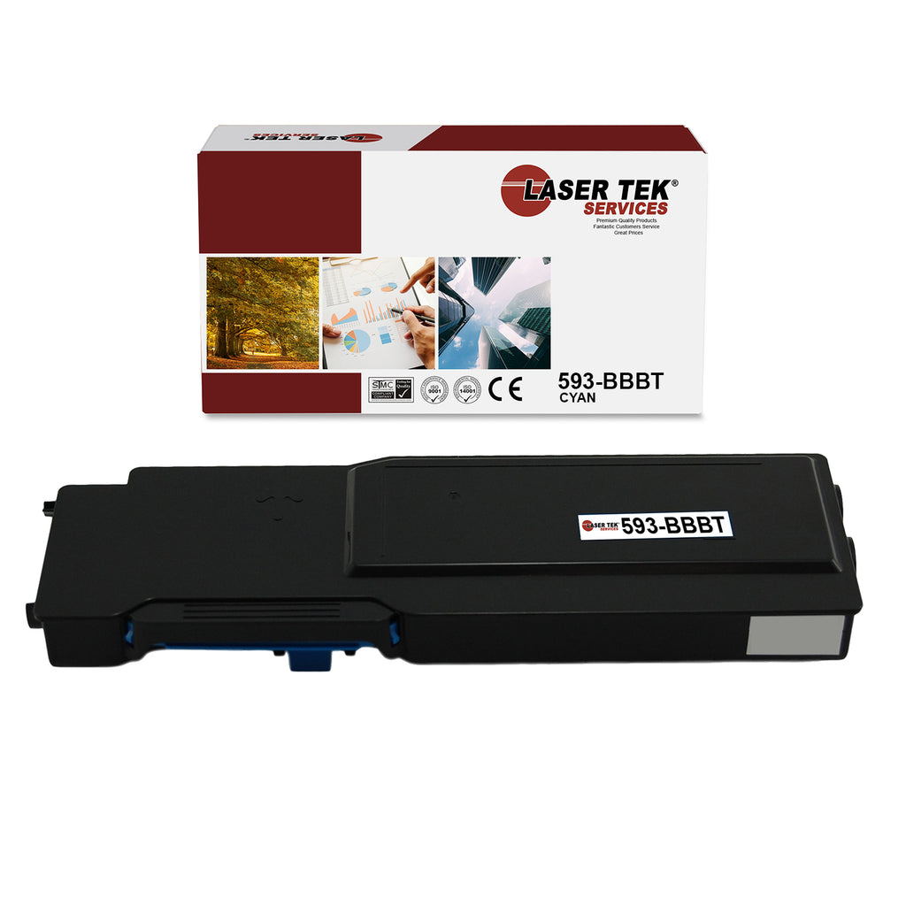 Dell 593BBBT Cyan Toner Cartridge 1 Pack - Laser Tek Services