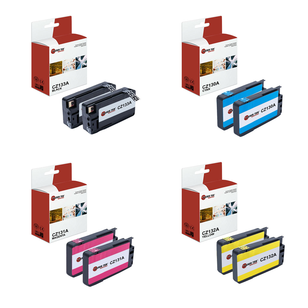8 Pack Comaptible HP 711 Replacement Ink Cartridges for use in the HP DesignJet T120