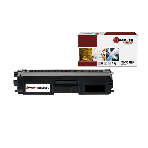 1 Pack Black Compatible Brother TN339BK Replacement Cartridge for the Brother HL-L9200CDW, HL-L9200CDWT, MFC-L9550CDWT, and MFC-L9550CDW