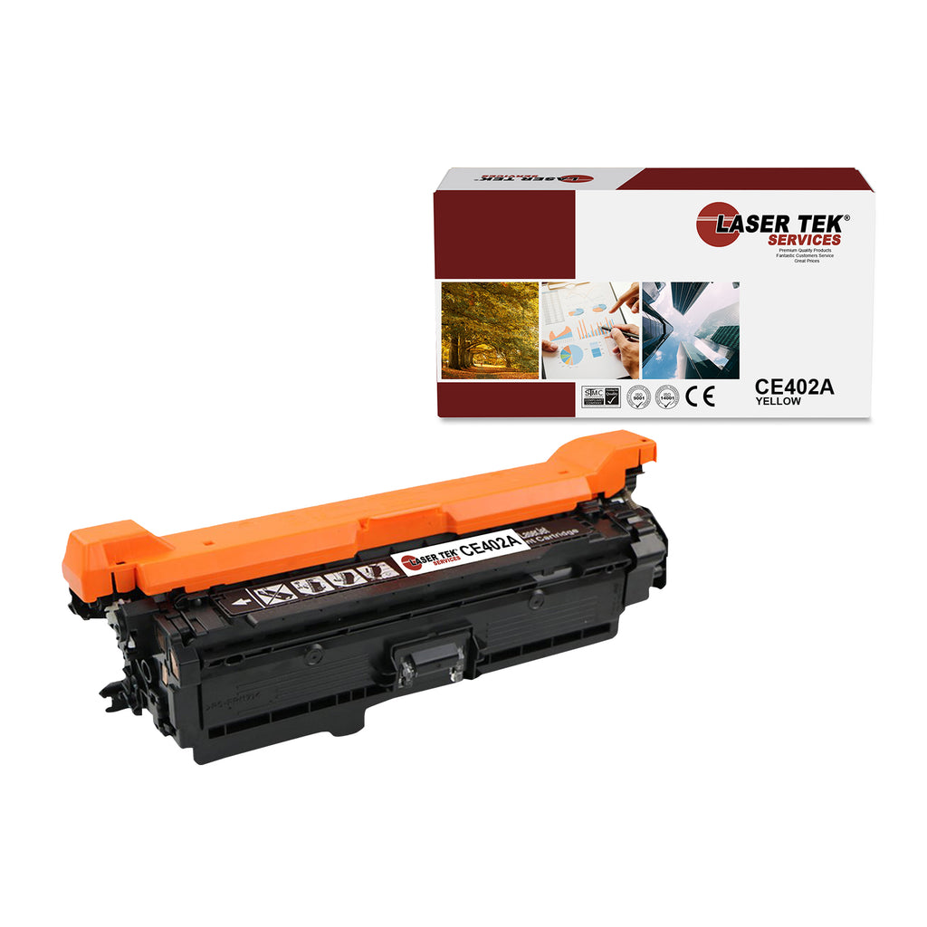 1 PACK YELLOW COMPATIBLE 507A TONER CARTRIDGE REPLACEMENT FOR HP CE402A