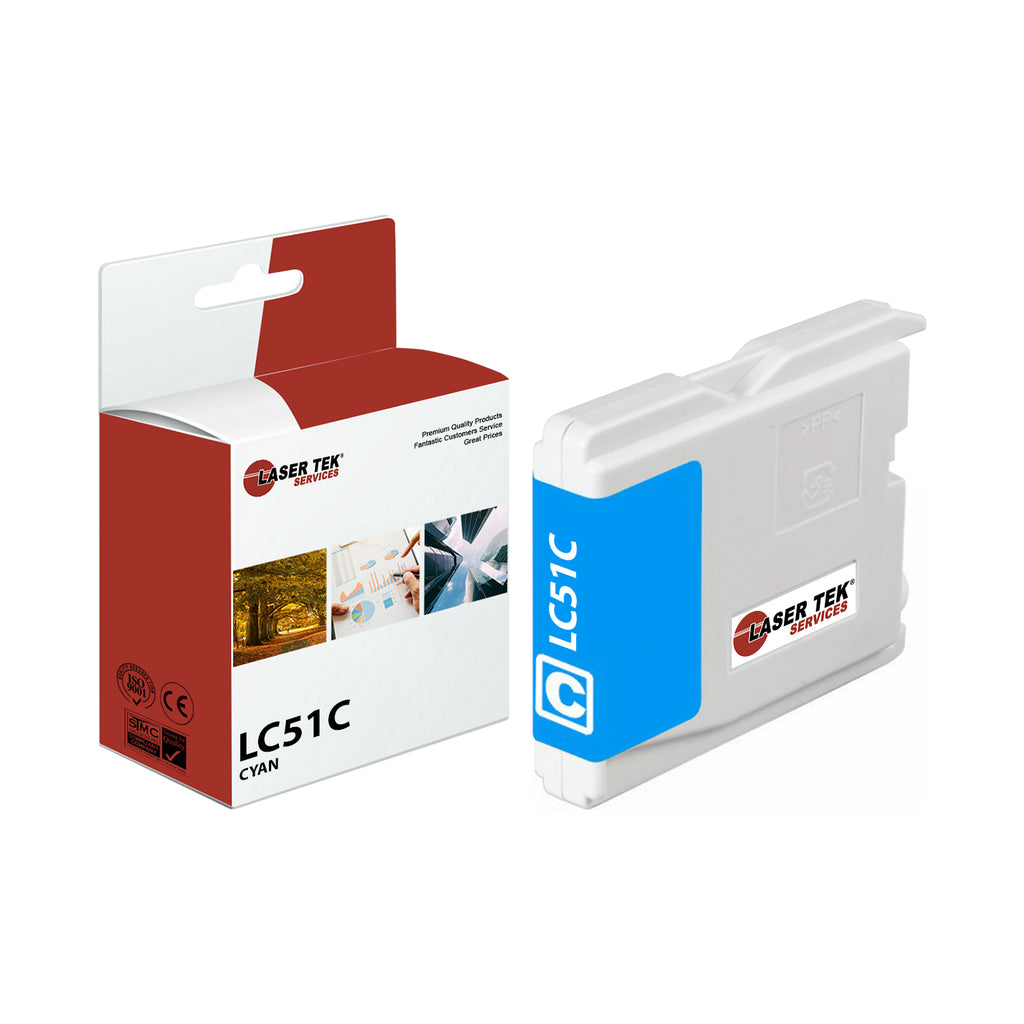 BROTHER LC51 LC51C DCP130FX 1360 CYAN OEM INK CARTRIDGE