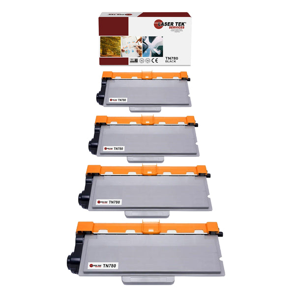 4PK TN780 TN-780 SUPER HIGH YIELD (12K) TONER CARTRIDGE FOR BROTHER HL-6180 - Laser tek Services