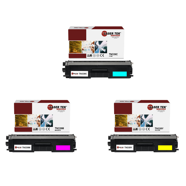 3 Pack Compatible Brother TN336 High Yield Compatible Replacement Cartridges