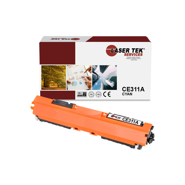 HP CE311A CYAN  TONER CARTRIDGE -  Laser Tek Service