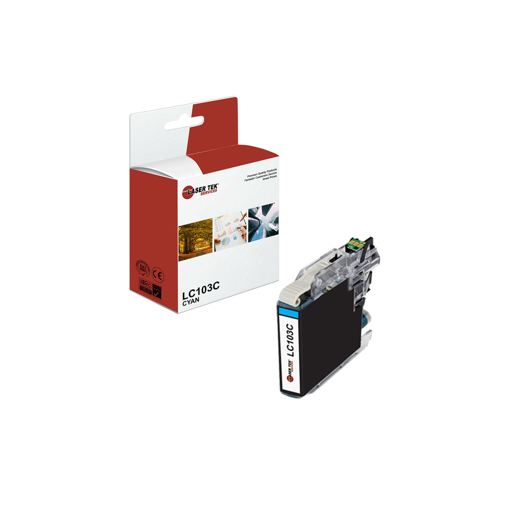 Brother LC-103 LC103C Cyan Compatible Ink Cartridge | Laser Tek Services