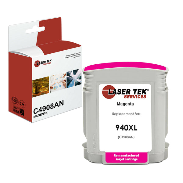 HP C4908AN (HP 940XL) REMANUFACTURED HIGH YIELD MAGENTA INK CARTRIDG
