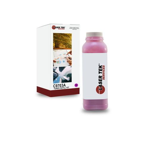 HP Color LaserJet 1500 2500 2820 Magenta Toner Refill With Chip