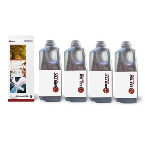 Okidata B6300 Toner Refill With Chip 4 Pack - Laser Tek Services