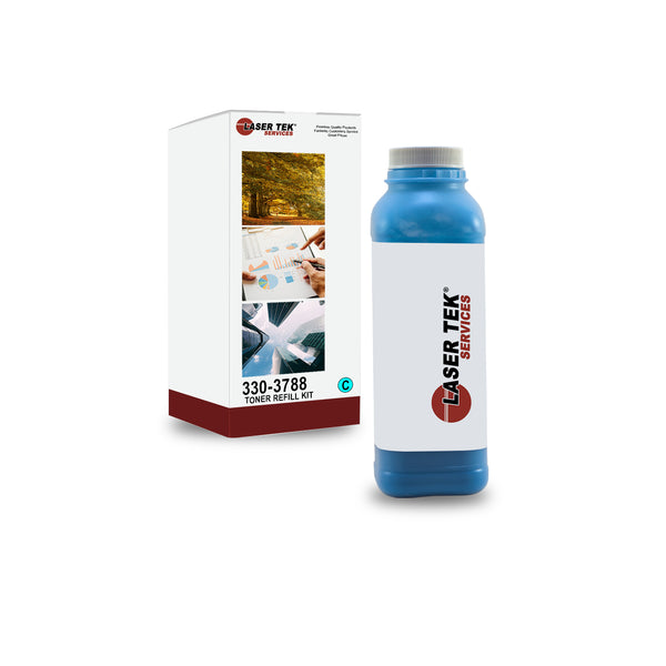 DELL 2145 2145C 2145CN HIGH YIELD CYAN TONER REFILL WITH CHIP