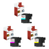 3 Pack Compatible Brother LC205 Super High Yield Replacement Ink Cartridges for the Brother MFC-J4320DW, MFC-J4420DW, MFC-J4620DW, MFC-J5520DW, MFC-J5620DW, MFC-J5720DW (1 Cyan, 1 Magenta, 1 Yellow)
