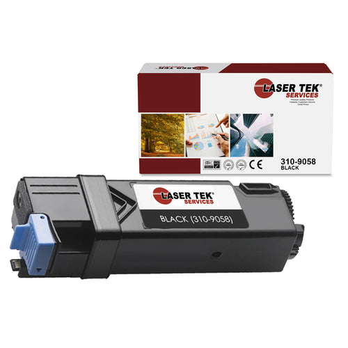 DELL 1320 1320C 310-9058 BLACK HIGH YIELD REMANUFACTURED TONER CARTRIDGE - Laser Tek Services