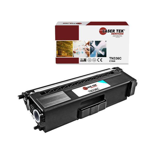 Cyan Brother TN336C High Yield Compatible Toner Cartridge