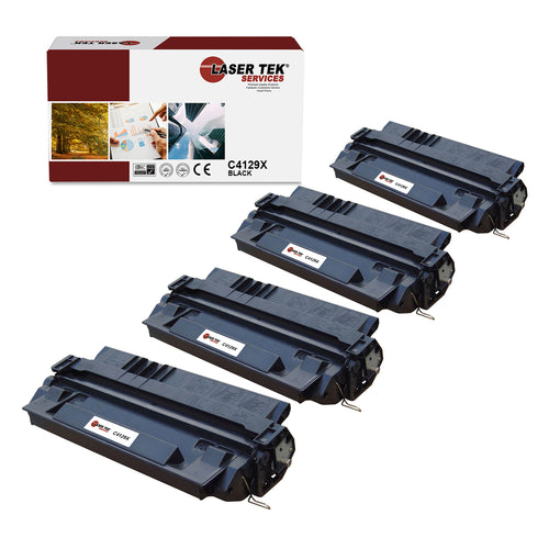 PREMIUM REMANUFACTURED 4-PACK C4129X 29X TONER CARTRIDGE FOR THE HP LASERJET 50