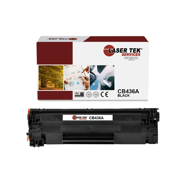 1 PACK PREMIUM REMANUFACTURED HP LASERJET CB436A 36A TONER CARTRIDGE