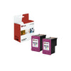 2 Pack Tri-Color Compatible HP 901 Replacement Ink Cartridges for the HP OfficeJet 4500