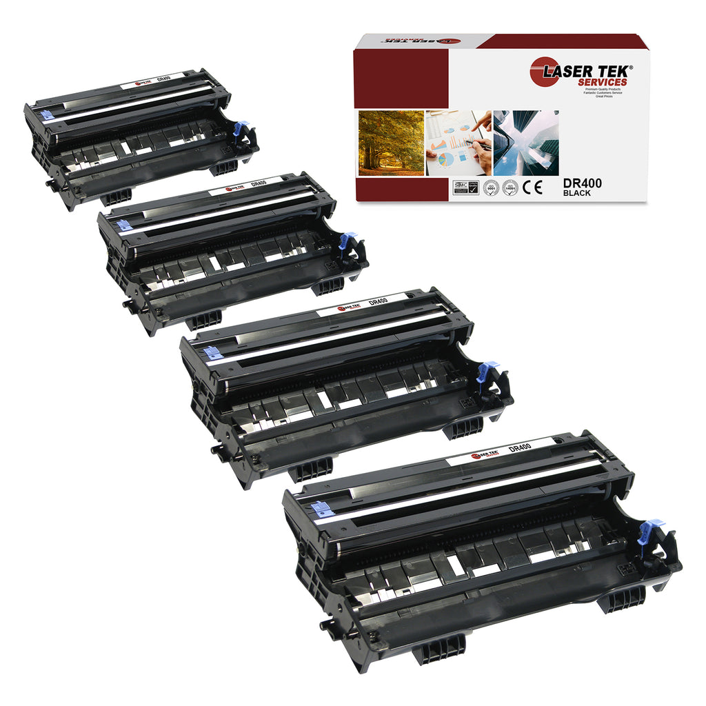 BROTHER DR-400 DR400 REMANUFACTURED 4 PACK DRUM UNITS