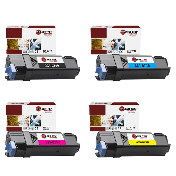 Dell 2150 Toner Cartridge 4 Pack - Laser Tek Services