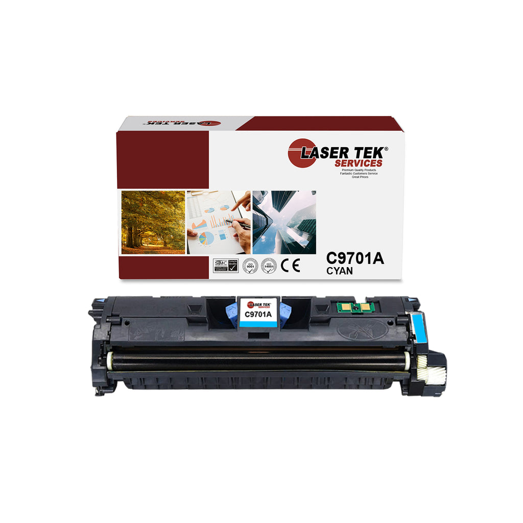 HP Color LaserJet C9701A 2500 Cyan Remanufactured Toner Cartridge