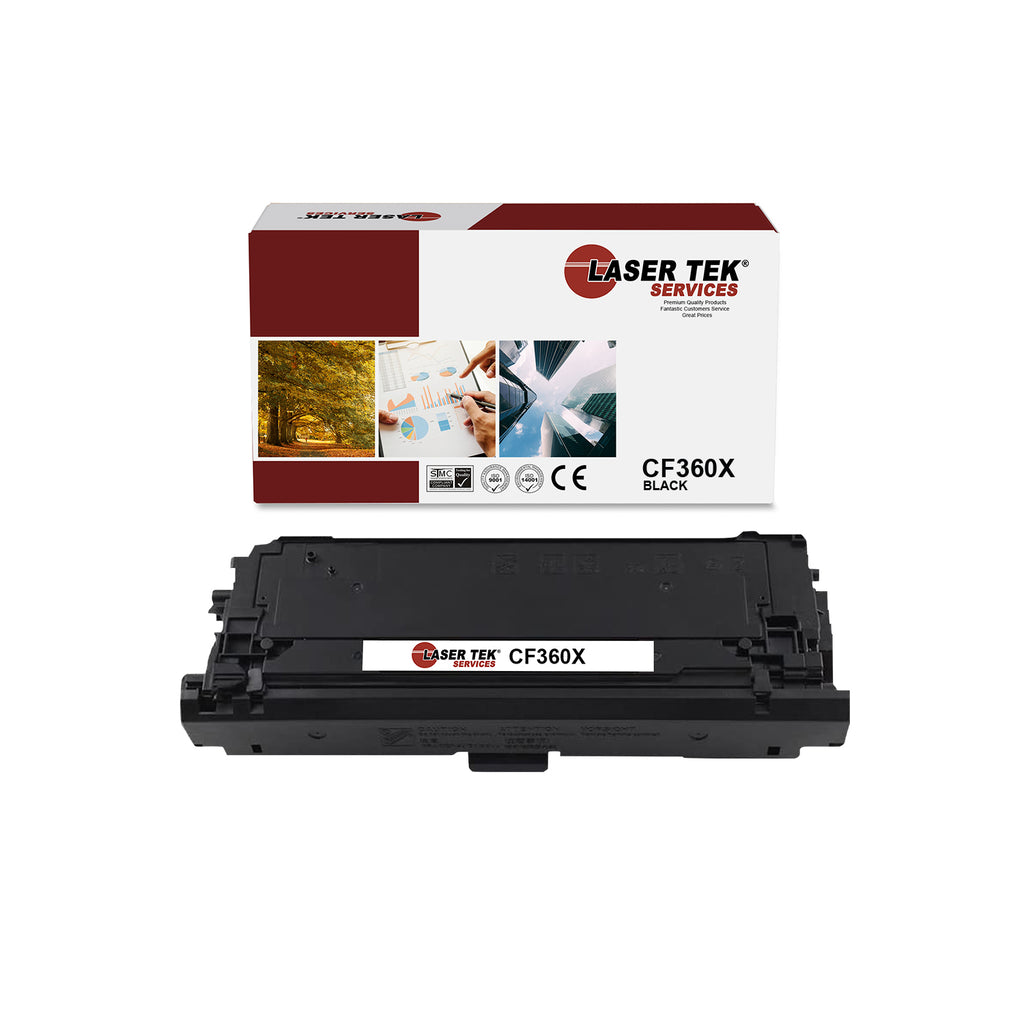 1 Pack Black Compatible 508X High Yield Toner Cartridge Replacement for the HP CF360X