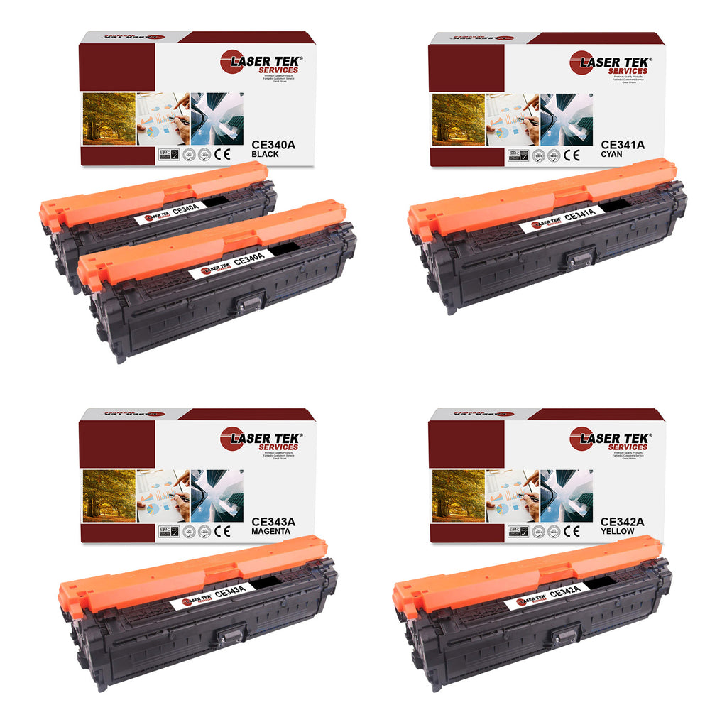 HP 651A Toner Cartridges 5 Pack - Laser Tek Services