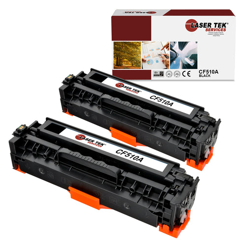 2 Pack HP 204A CF510A Black Compatible Toner Cartridge | Laser Tek Services