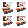 5 Pack Compatible Toner Cartridge Replacements for the HP CE270A, CE271A, CE272A, CE273A. (2 Black, Cyan, Magenta, Yellow)