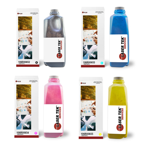 XEROX PHASER 7750 EX7750 4 PACK HIGH YIELD TONER REFILL