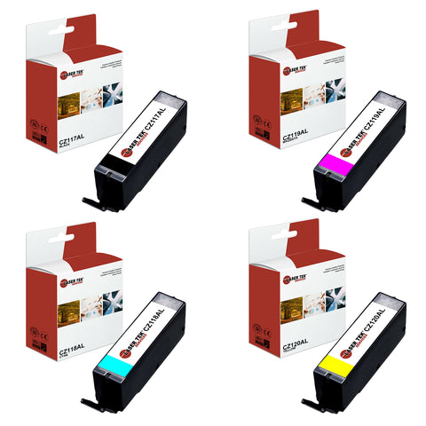 HP CZ117AL CZ118AL CZ119AL CZ120AL (HP 670XL) 4 PACK COMPATIBLE INK CARTRIDGES