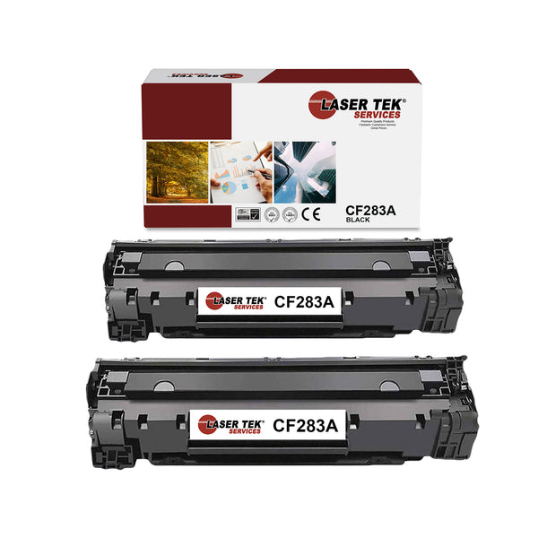 2 PACK HP 83A (CF283A) REMANUFACTURED TONER CARTRIDGE