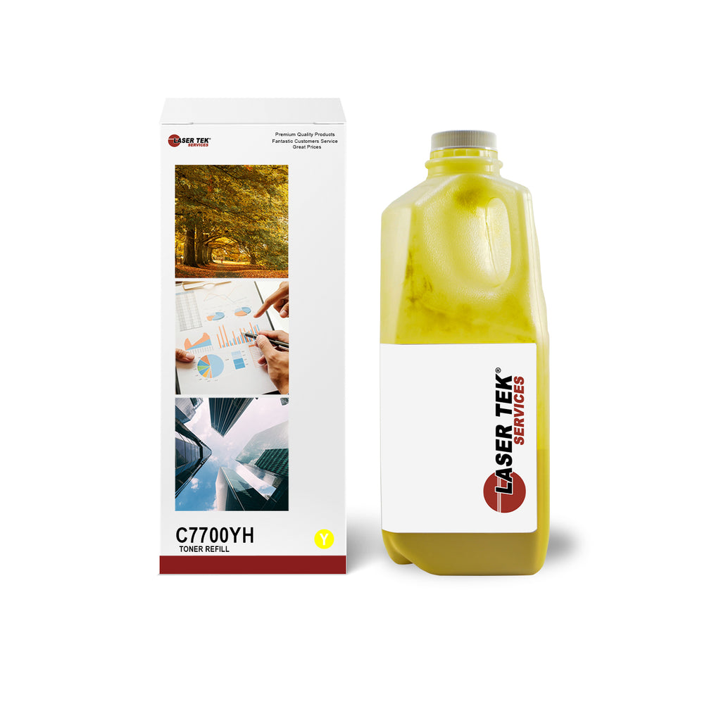 LEXMARK C780 C782 YELLOW TONER REFILL WITH CHIP