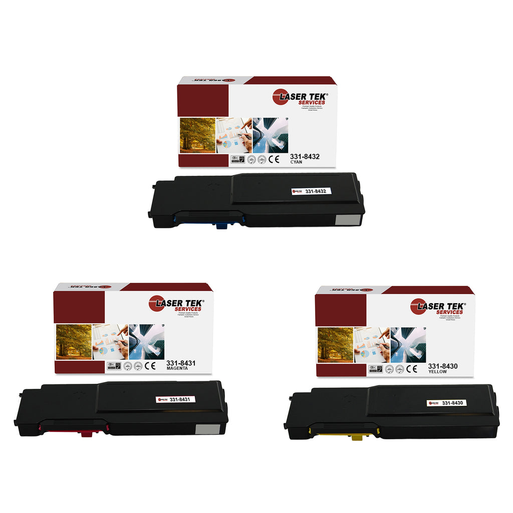 Dell 3760 3765 Toner Cartridges 3 Pack - Laser Tek Services
