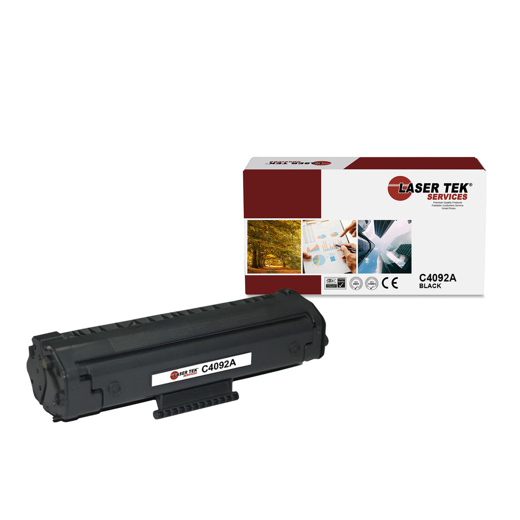 HP 92A C4092A Black Compatible Toner Cartridge | Laser Tek Services