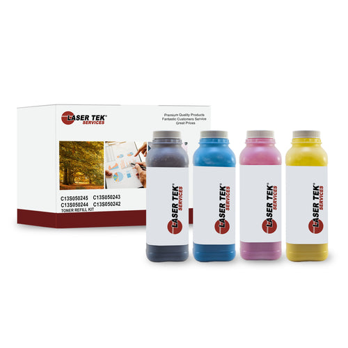 EPSON ACULASER AL-4200 4200 4 PACK HIGH YIELD TONER REFILL