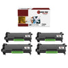 4 Pack Black Compatible Toner Cartridge Replacements for the Brother TN850