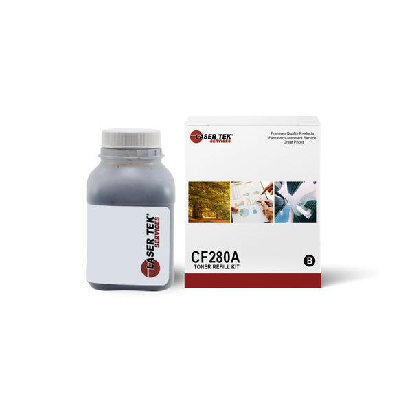 TONER REFILL WITH RESET CHIP FOR HP CF280A 80A LASERJET PRO 400 M401DN M401