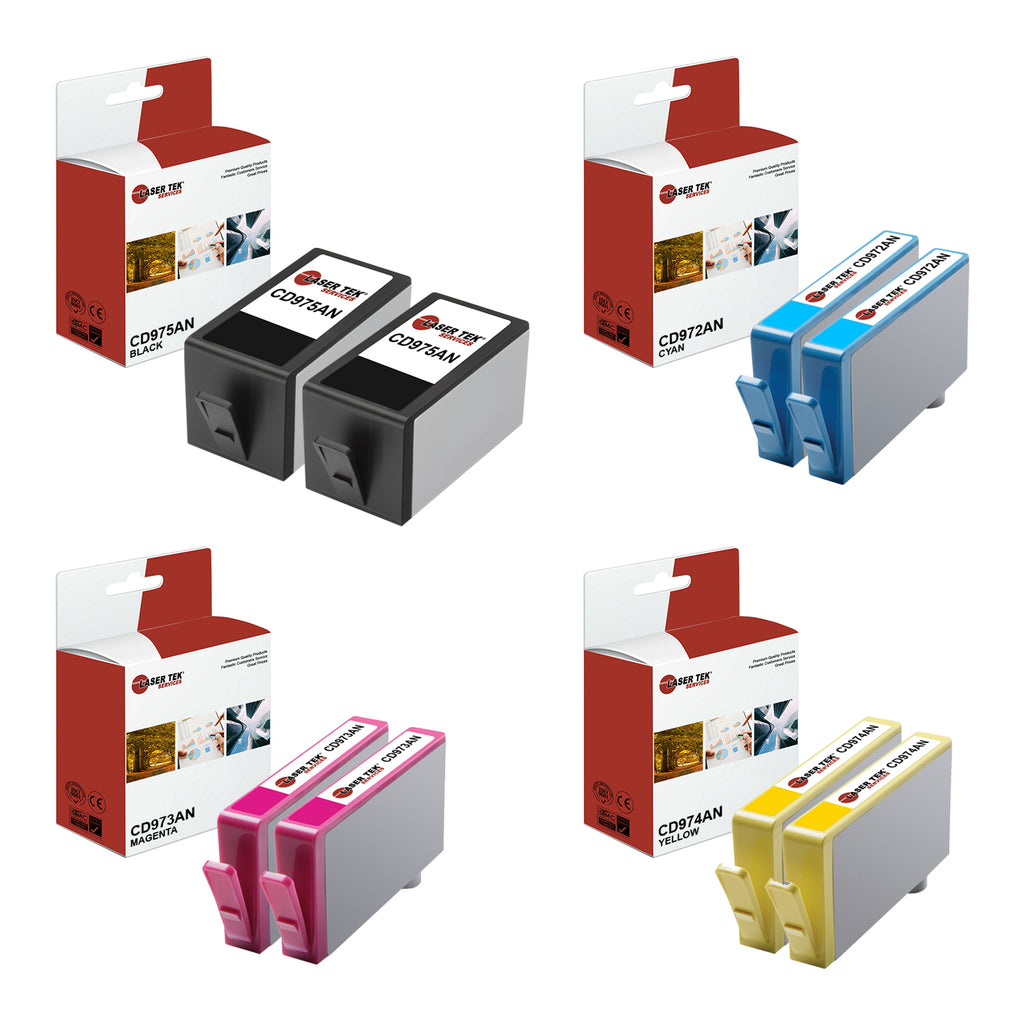 8 Pack Compatible 920XL Ink Cartridge Replacements