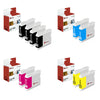4 LC-51BK 6 LC-51 NEW INK CARTRIDGES FOR BROTHER DCP-350C MFC-5860CN MFC-68