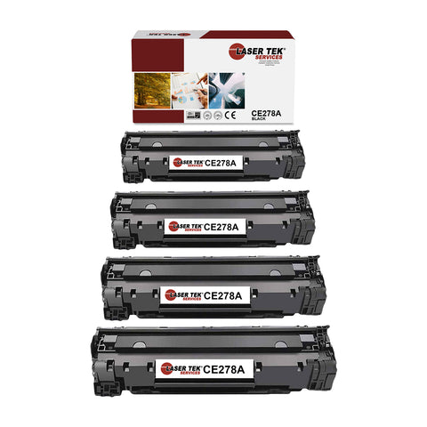 4 PACK HP 78A (CE278A) REMANUFACTURED TONER CARTRIDGE