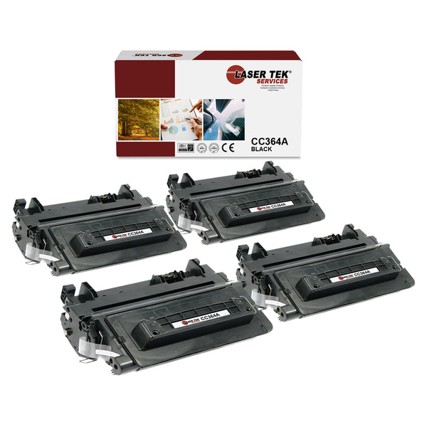 HP CC364A TONER CARTRIDGES - 4 Pack - Laser Tek Services