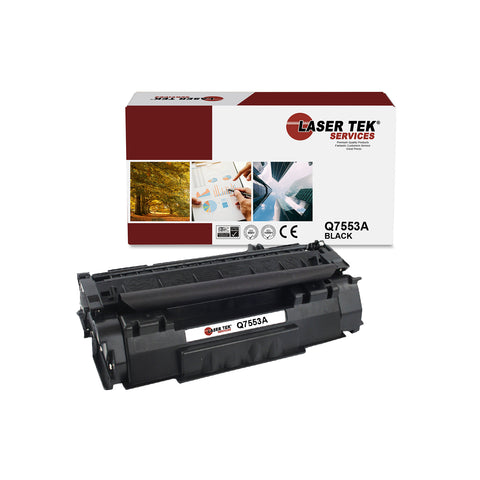 HP LASERJET Q7553A P2015 P2015D P2015DN REMANUFACTURED TONER CARTRIDGE - Laser Tek Services
