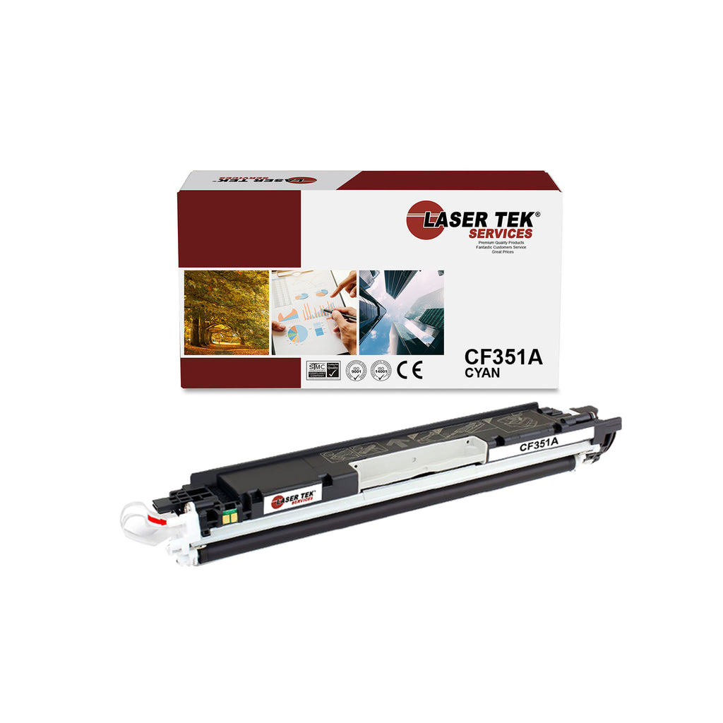 1 Pack Cyan Compatible HP CF351A Replacement Toner Cartridge for the HP Color LaserJet Pro MFP M176n