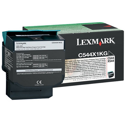 Lexmark C544 (C544X1KG) OEM Extra High Yield Remanufactured Toner Cartridge