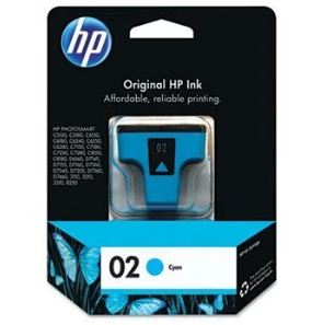 HP No 02 C8771WN Cyan OEM Inkjet Cartridge