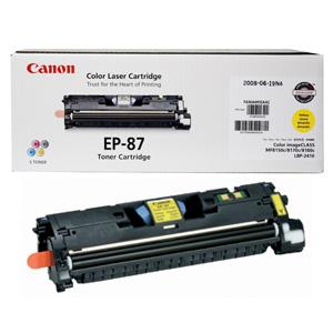 Canon EP87 EP-87Y Yellow OEM Toner Cartridge | Laser Tek Services